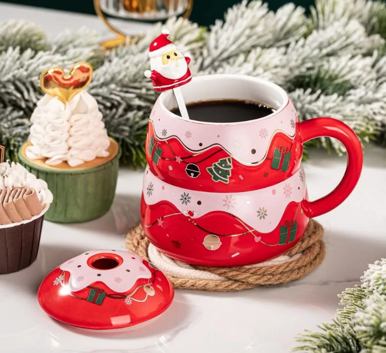 Christmas Theme Ceramic Mug Christmas Gift