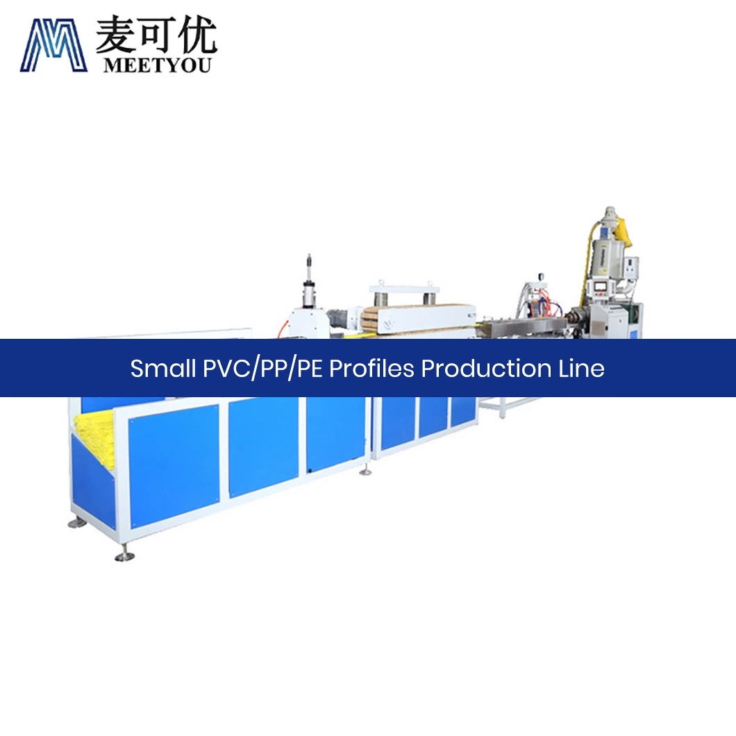 Feuille de machines Meetyou WPC Making Machine OEM Custom Chine PE PP PVC WPC PC serre certification QS le canal de verrouillage de ligne de production en usine de profil