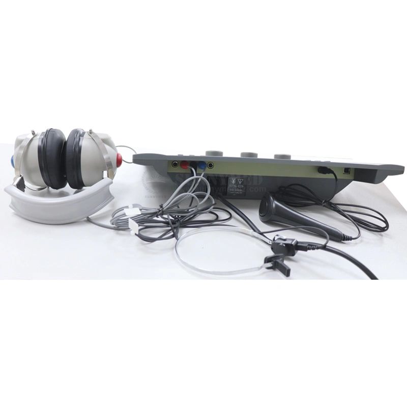 Sy-G055-1 New Type Cheapest Medical Potable Air and Bone Condition Audiometer for Adult Hearing Equipment