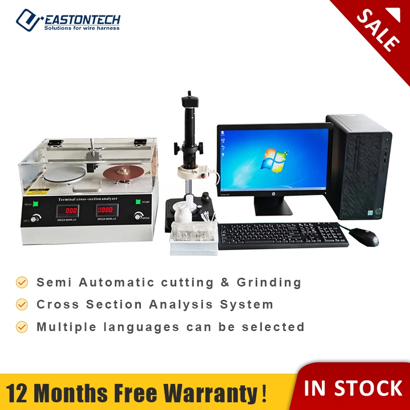 Bench Top Test Crimping Terminal Quality Terminal Cross Section Analyzer Machine Cross Section Analysis System