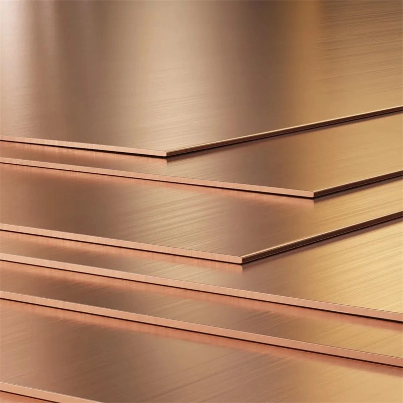 Copper Sheet Hot Sale Electrolytic Copper Cathode 99.99% Brass Plate Soft Beryllium Power Transmission