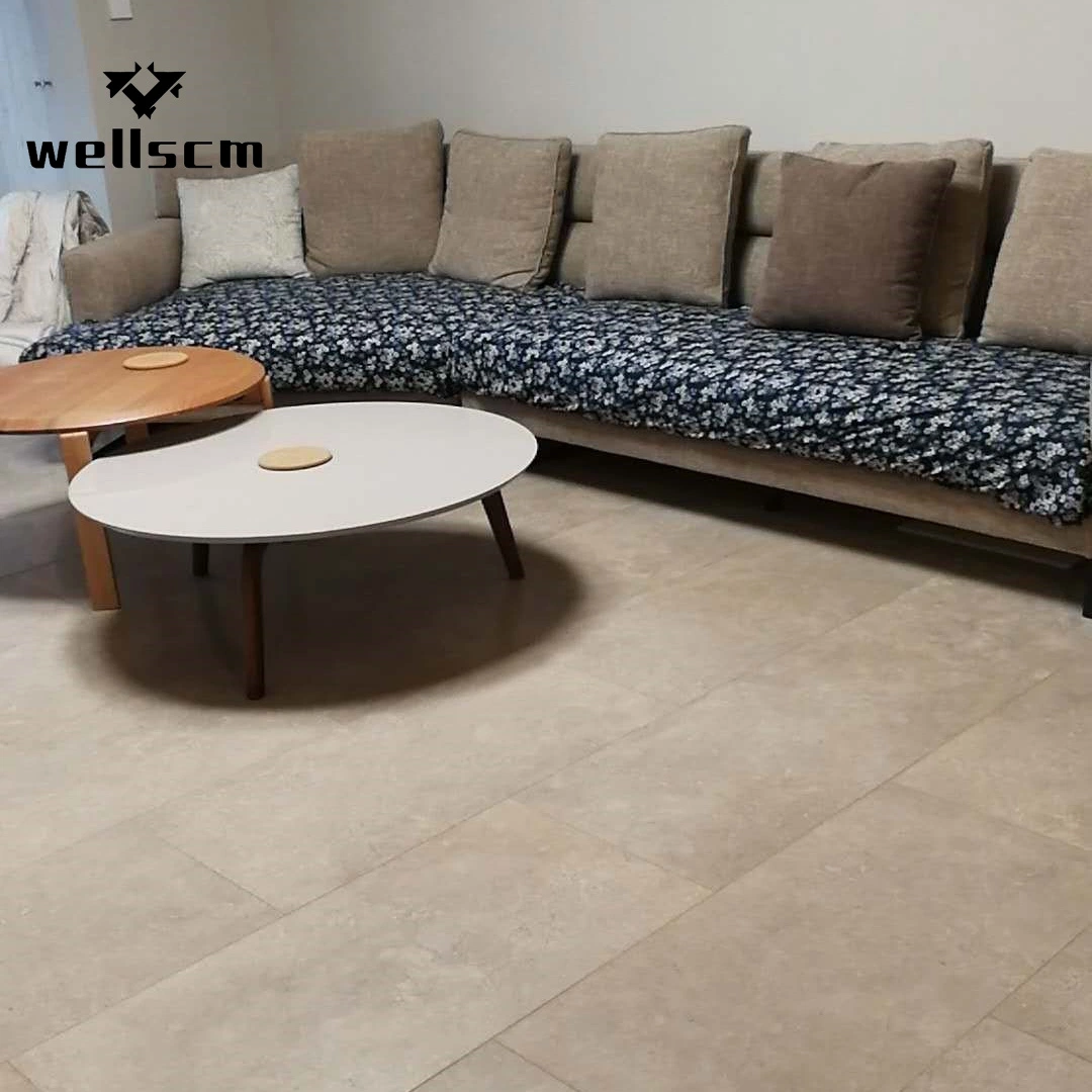 Rêve de Tuiles de marbre beige travertin cuisine en granit poli Look Matte Salle de bains Tuiles Tuiles de céramique-de-chaussée Foshan faïence