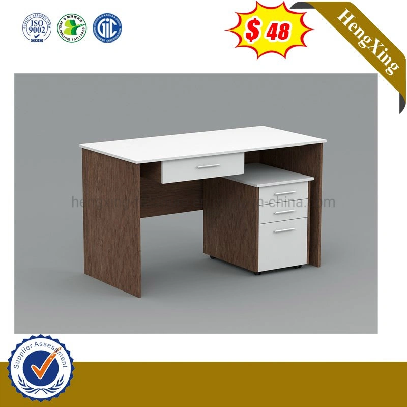 Moderno Estudio simple de madera oscura Desk