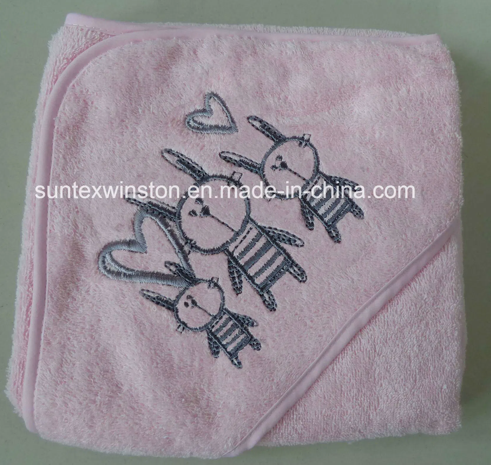 100% Cotton Terry Baby Hooded Towel