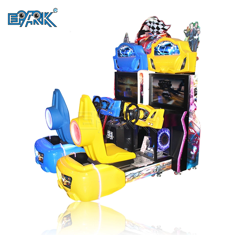 2 Player Blond Racing Car Electronic Game Acing Simulator Arcade Jogo