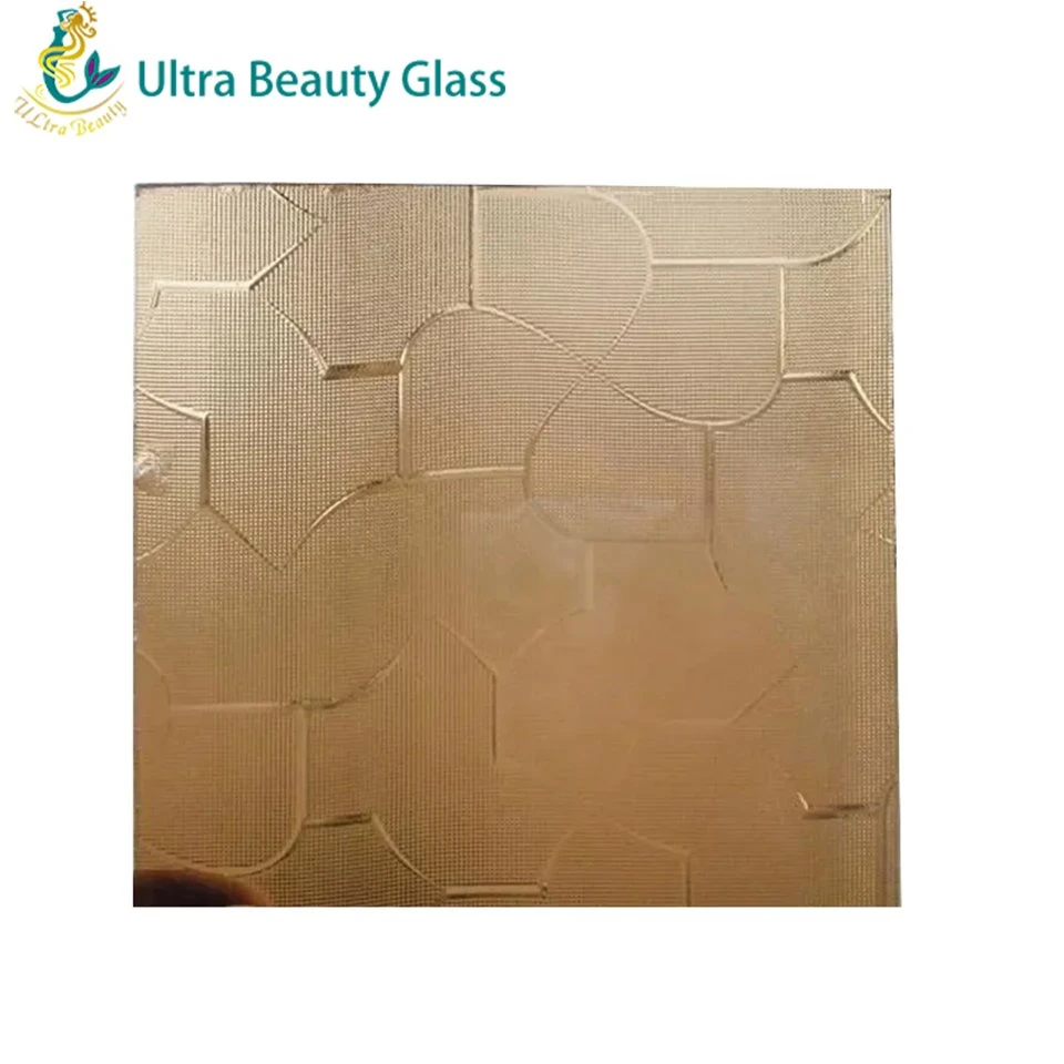 3mm 4mm 5mm 6mm Bester Preis Bronze Karatachi Nashiji gemustert Glas