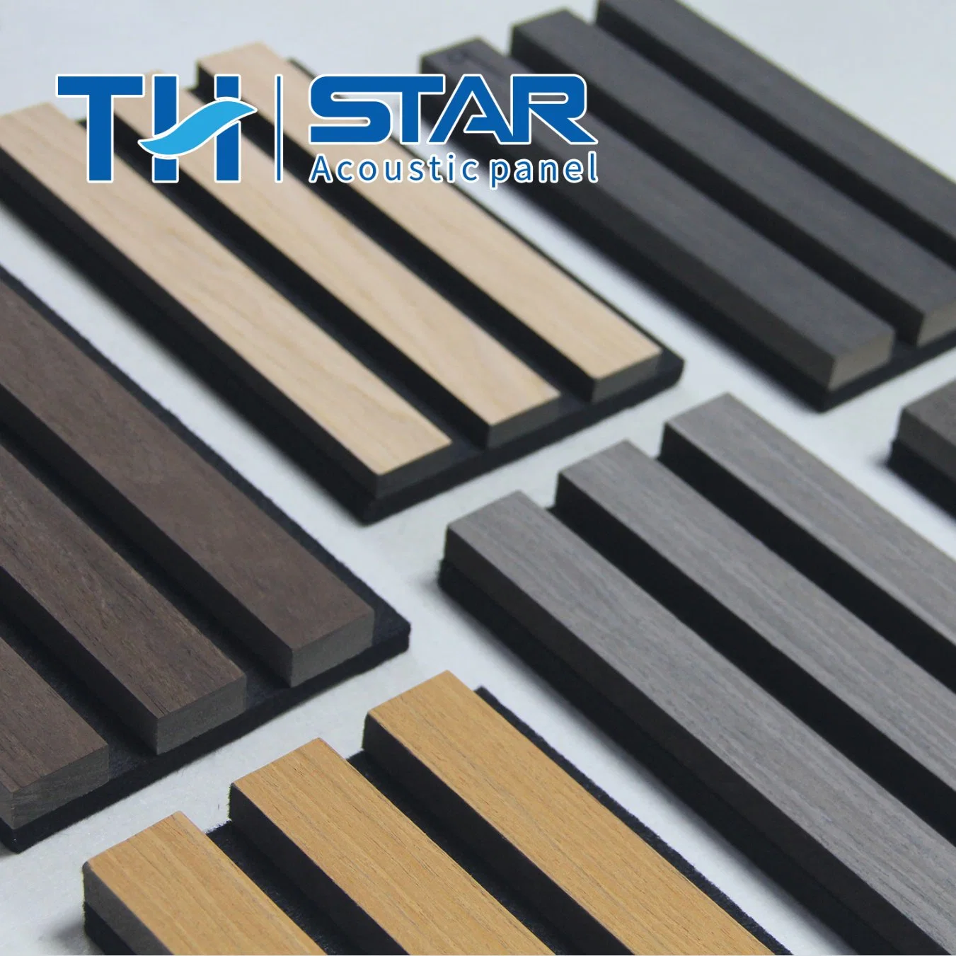 Th-Star Sound Absorption Decoration Construction Material Slat Pet Panel