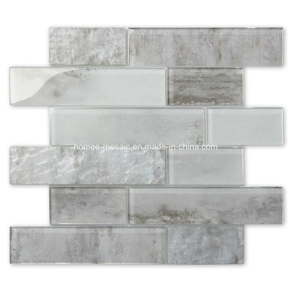 New OEM Glass Mosaic Inkjet Glazed Cement Glass Tile for Bathroom