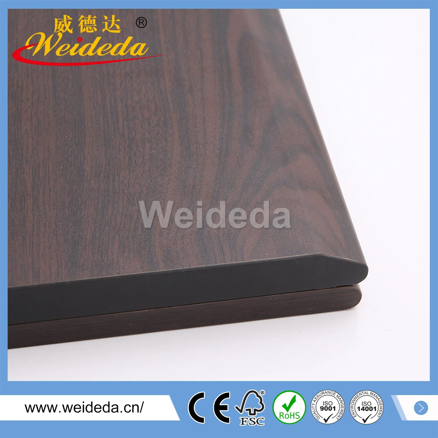 0.5-0.7mm Wood Grain Formica Board