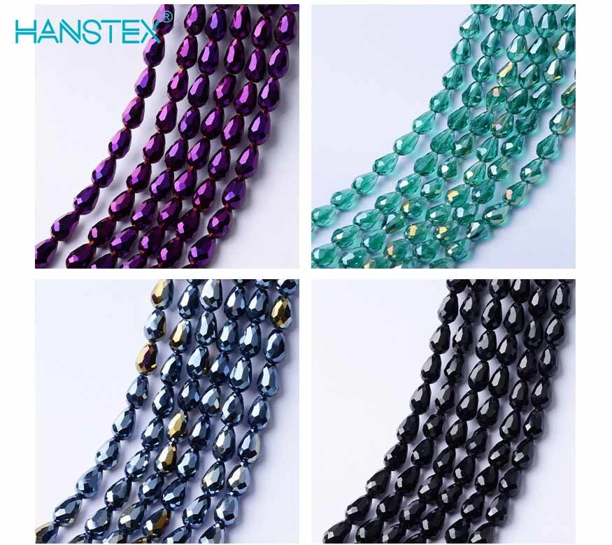 Wholesale/Supplier Crystal Beads Colorful Sparkling Glass Drop Rhinestone Beads for Jewelry Making Craft DIY