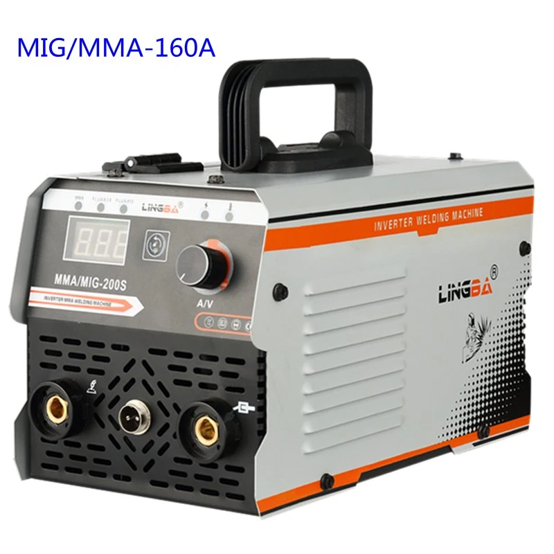 MIG/MMA Control Digital Gas Flux sin gas hilo conductor MIG MMA Máquina de soldadura de soldadora