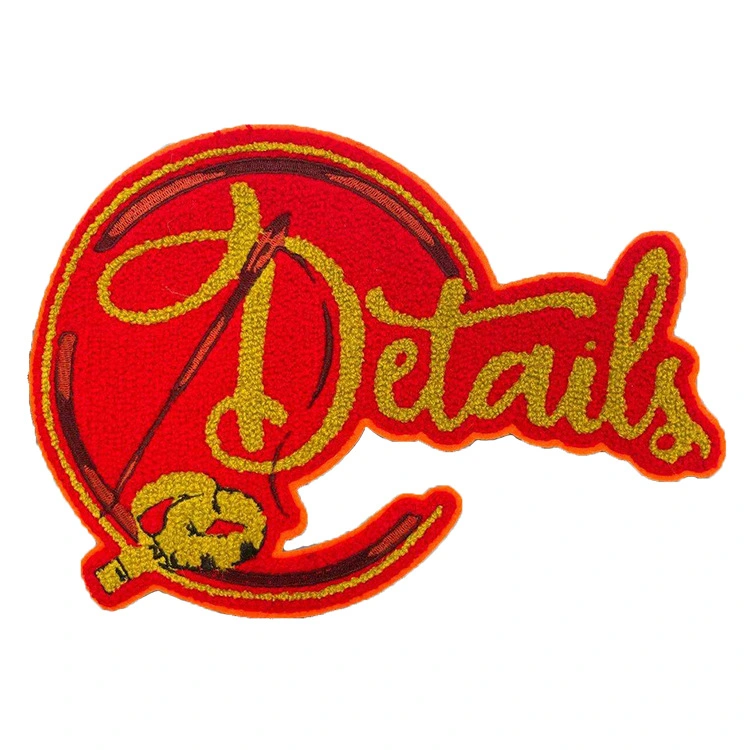 Custom Logo Sew with Garment Embroidery Patch 3D Embroidery Label