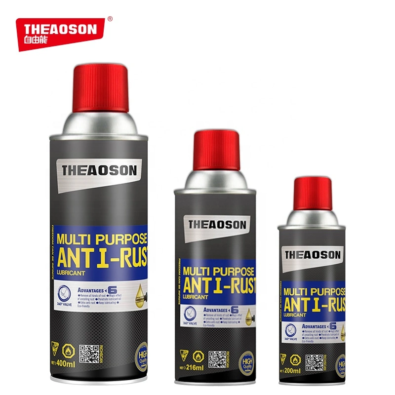 Theaoson 200ml 216ml 400ml Aerosol Spray Multi Purpose Anti-Rust Lubricant