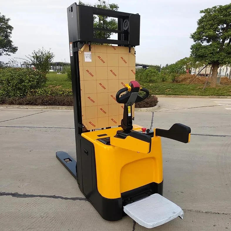 Royal 1.2 Ton 1.5 Ton Battery Engine Portable Self Loading AC Motor Electric Pallet Truck Stacker Forklift