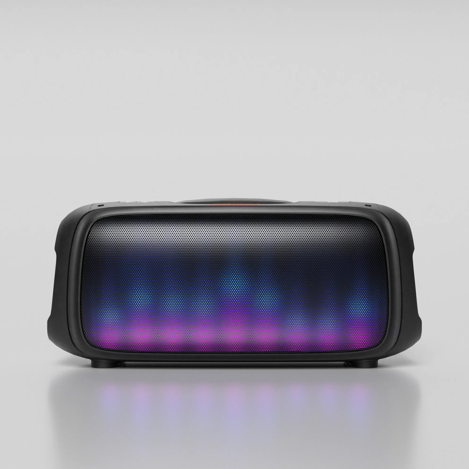 2023 New Private Bass Sound Box Speaker 50W Chargeable Battery Wireless Karaoke Big Size Bluetooth- Fire Light Party Box Speaker