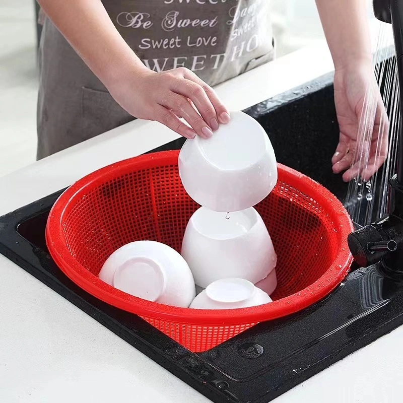 Plastic Drain Basket for Kitchen Washing Vegetables