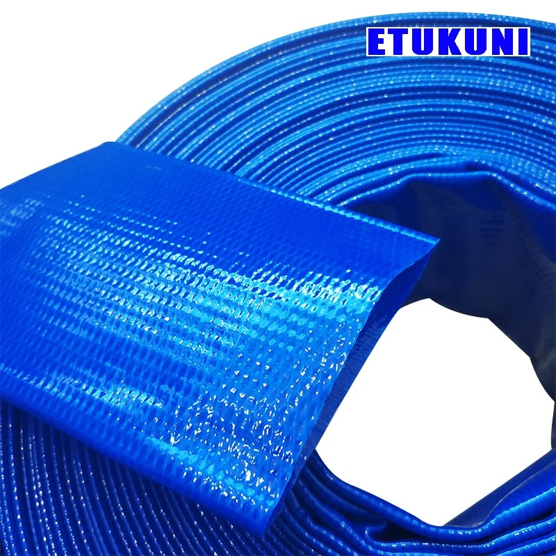 Manufacturer Supply and Customized Lightweight Flexible Polyvinyl Water Band Layflat Hose for Garden and Farmland Irrigation and Civil