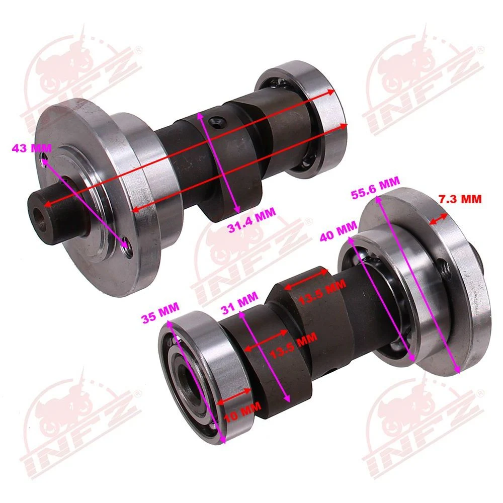 Infz Motorcycle Accessories Wholesale/Supplier Suppliers Pulsar135 Cam Motion Motorcycle Camshafts China Motorcycle Camshaft for Wy125