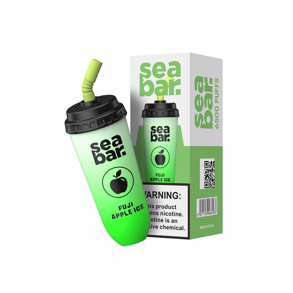 Prix de gros bon marché Seabar 6500 bouffées Mini Cup E-Cigarette Stylo Vape jetable.