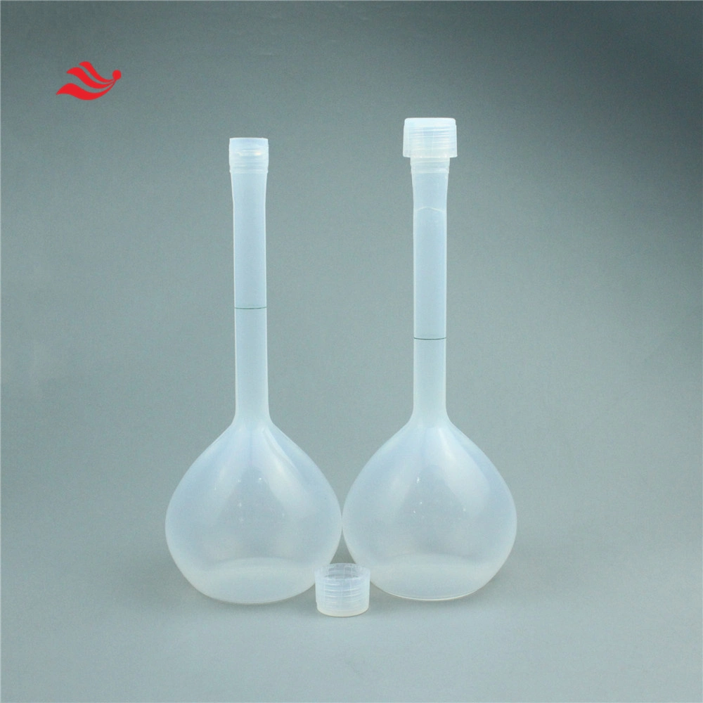 PFA 25ml Volumetric Flask Fixed Volume Translucent Laboratory Analysis Repeated Use