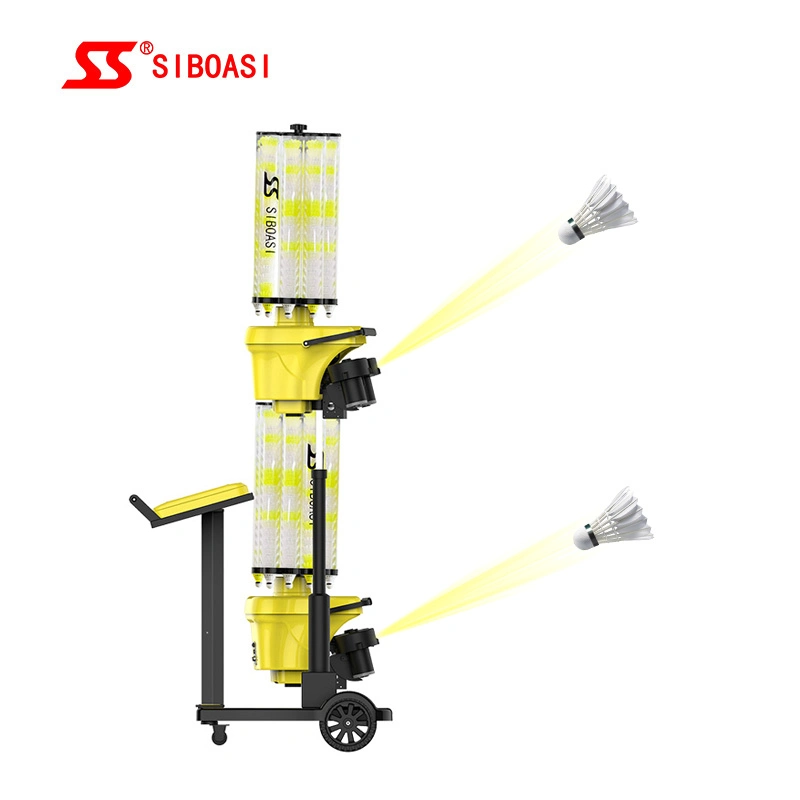 Siboasi Shuttlecock Shooter Badminton Feeder Machine Badminton Training Equipment S8025 From Original Factory