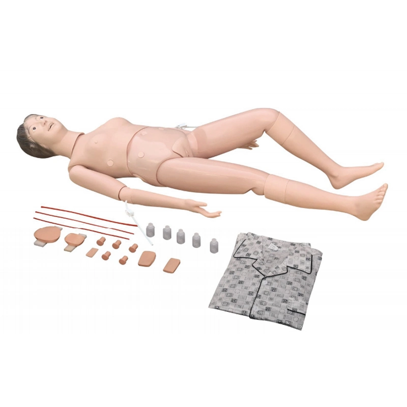 PVC Advanced Nurse Training Doll Male Advanced Nursing Manikin