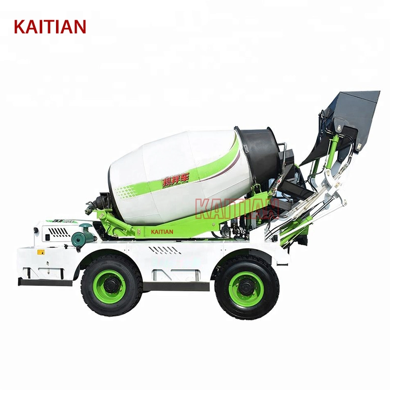 270 Degree Rotation 4000L Self Loading Mini Concrete Mixer Truck for Sale