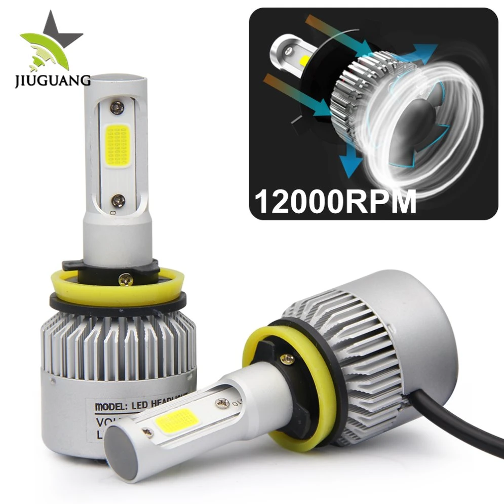 Wholesale/Supplier Three Side Super Bright 6500K 8000lm H7 9005 9006 H10 9012 H8 H11 Car LED LED Headlight Bulb H7