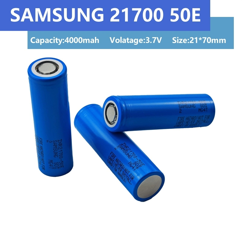 Large Stock for Samsung Inr21700 50e Battery 21700 5000mAh 3.7V Lithium-Ion Rechargeable Battery