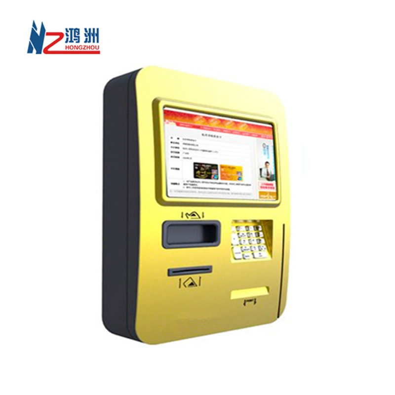 Wall Mounted Bill Payment Kiosk with Cash Coin Acceptor