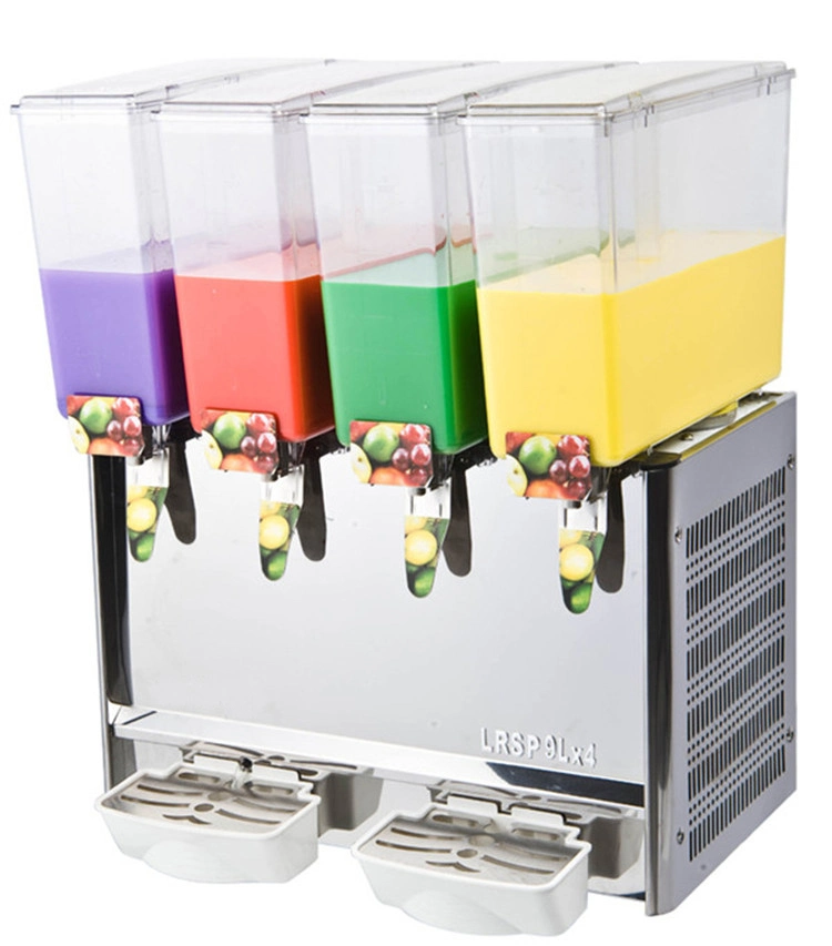 LED de 18L refresco automático dispensador de jugo de fría y caliente