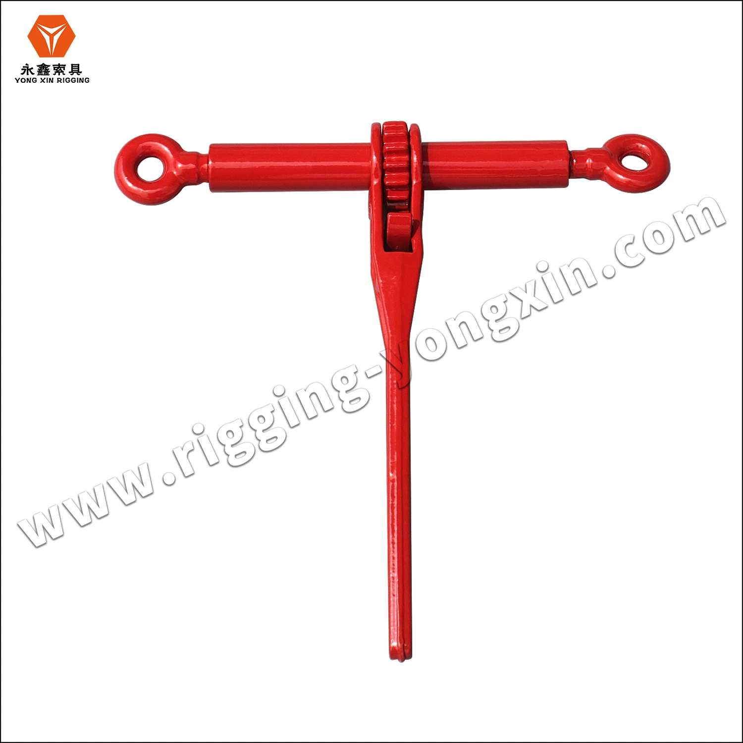 Ratchet Type Transportation Load Binder Without Links or Hooks