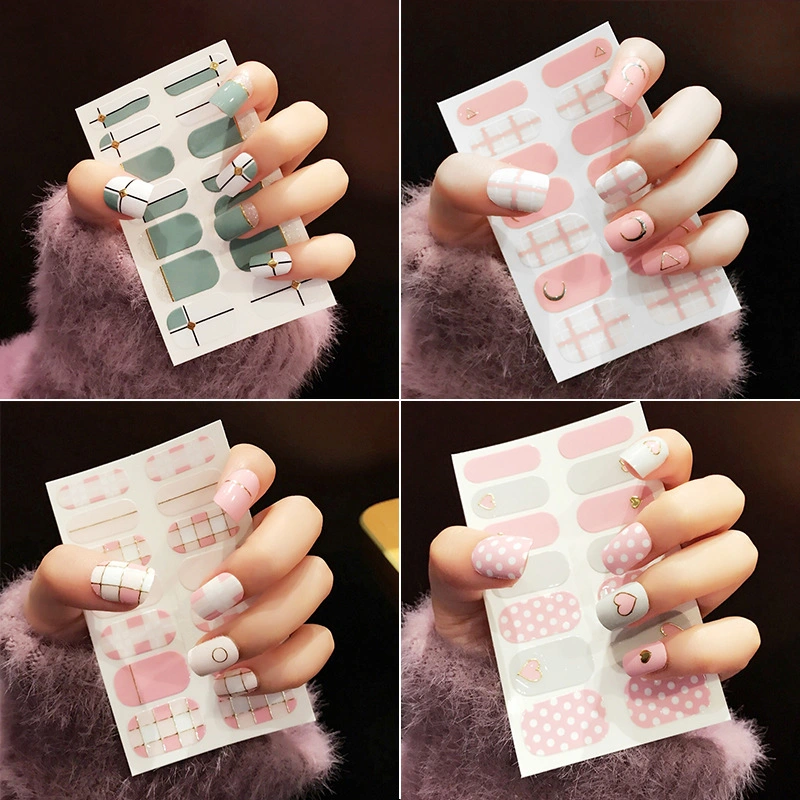 New Nail Patch Ins14 Sticker Small Fresh Full Waterproof Fake Nails