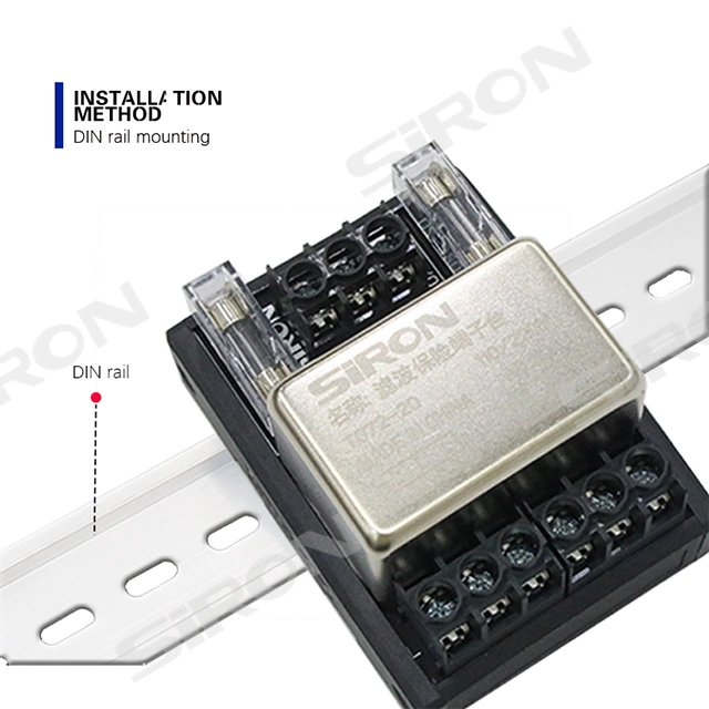 Siron T072-20s el terminal del cableado del módulo de alimentación AC Terminal de control de protección contra cortocircuitos terminal de cableado con LED