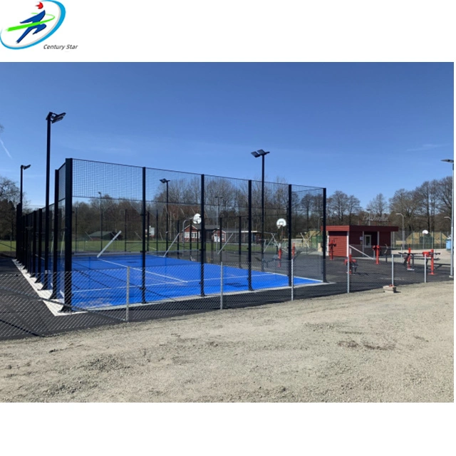 Century Star Best pedel Courts Sport Court Manufacturer مواد بيئية ملعب رياضات محمول بسعر رخيص وملعب تنس بادل