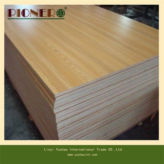 China Proveedor E1 Grado Melamina Junta a la venta con MDF/ Panel de partículas/ Tablero base de contrachapado