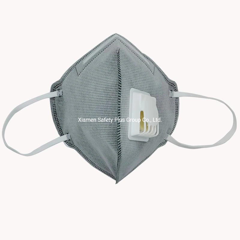 Adjustable Nose Clip Design KN95 Filter Rating Foldable Face Protective Respirator