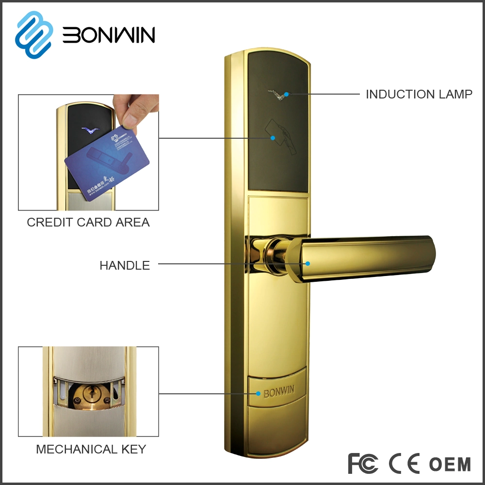 Keycard Digital el cilindro de cerradura de puerta segura para el Hotel/escuela/Oficina