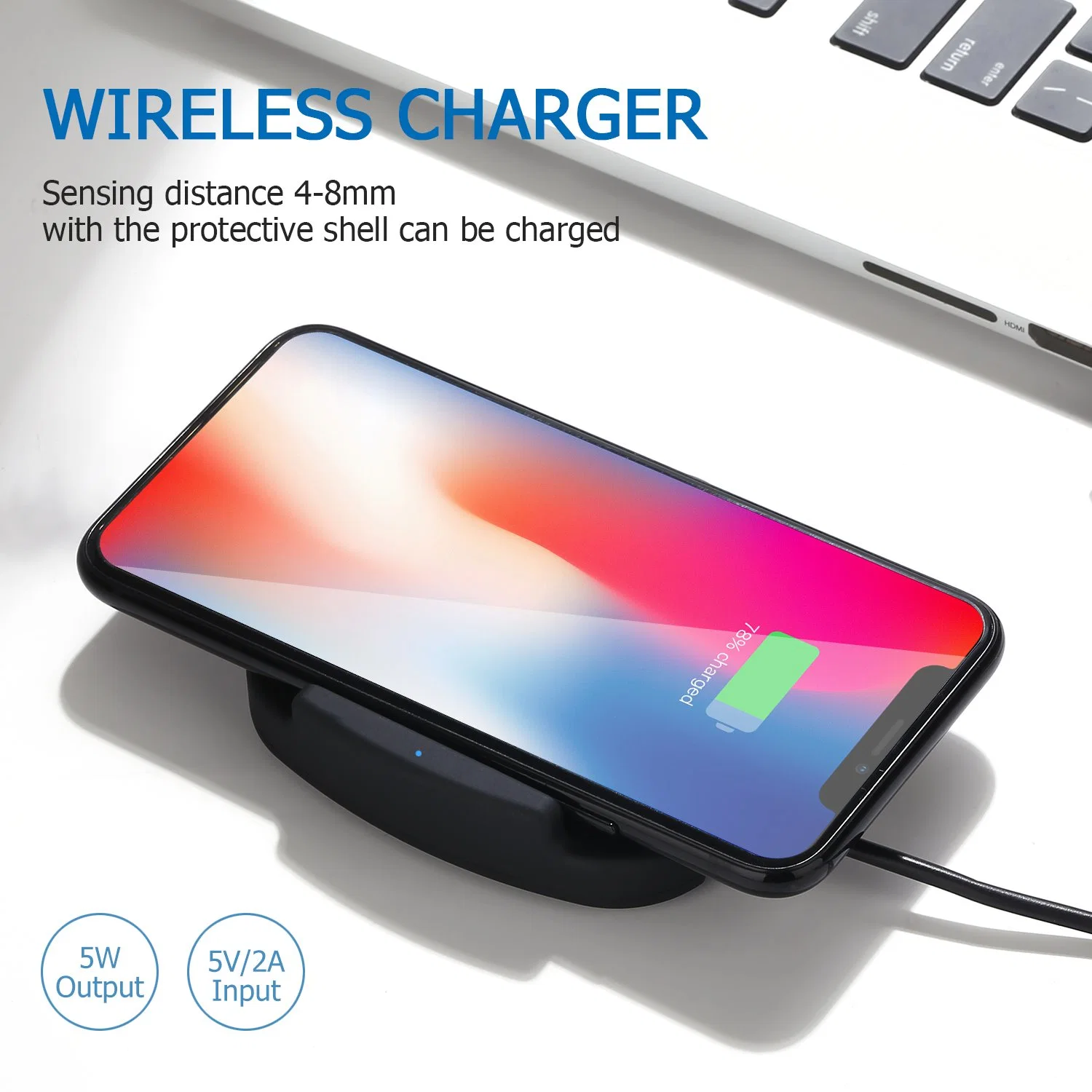 The Classical Wireless Charger for The Mobile Phone and iPad