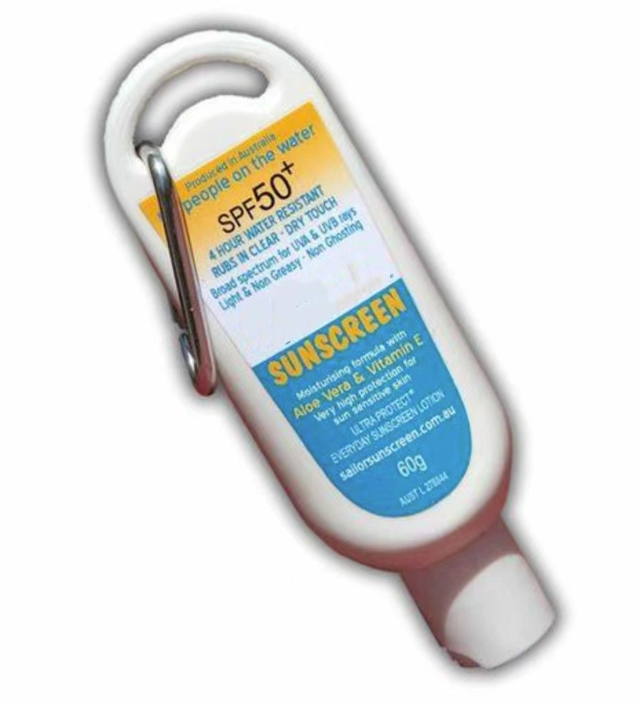 Armor Sunscreen Lotion W/ Carabineer Clip UV Protection for Climbing Climber