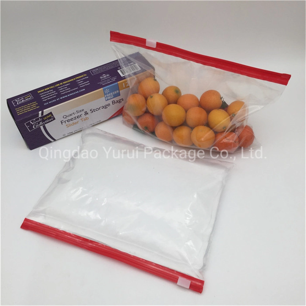 Fresh Keeping Slider Zipper Bag Plastic Bag Food Bags