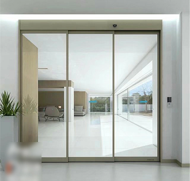 Dorma Style Radar Auto Sliding Doors with Clip Prevention Function 5000mm Rail Cover