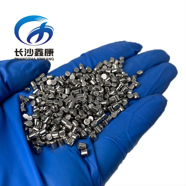 Xinkang 99.995% Purity D3X3mm Ti Metal Material Titanium Pellets for E-Beam Evaporation