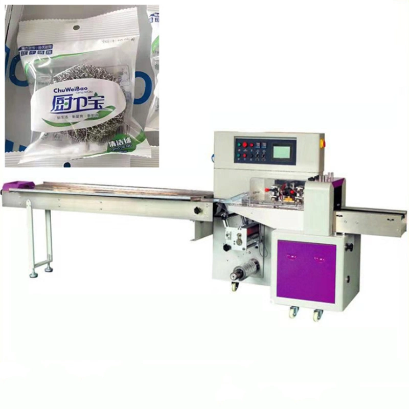 Automatic Horizontal Plastic Film Flow Pack Packing Machine Flow Wrap Machine Pillow Packaging Machine