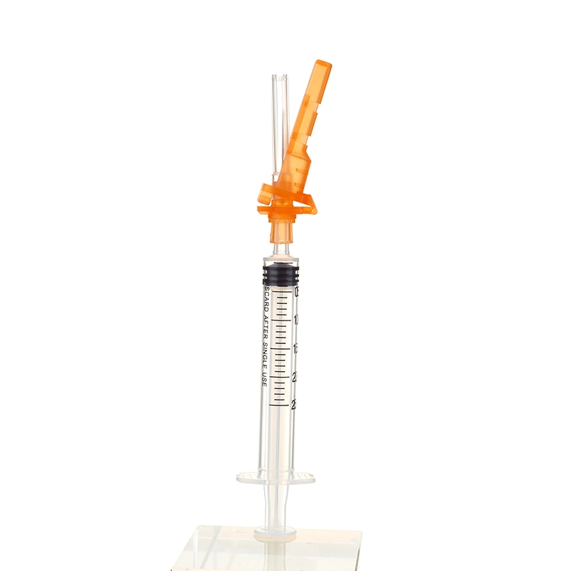 Disposable Safety Syringe with Safety Protective Needle