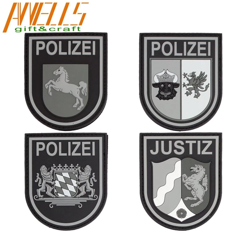 Custom PVC Rubber Tactical Patch 3D Logo Morale PVC Tactical Patches