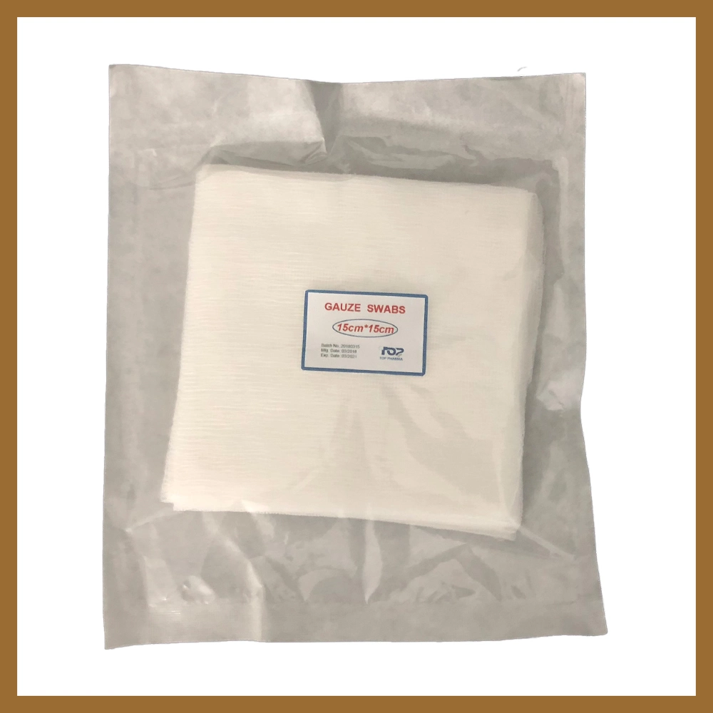 Absorbent Gauze Swabs 15*15cm Surgical OEM, CE, ISO