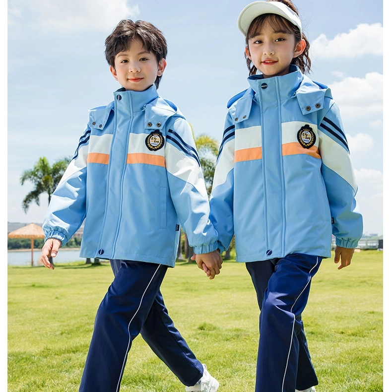 Autumn and Winter Primary Students Warm Outdoor Sportwear Apparel