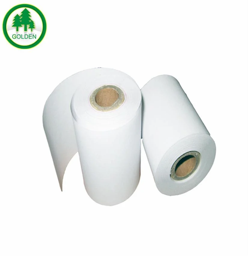 Fabricante de papel térmico de melhor qualidade, 60 mm, 640 mm de largura em rolo pequeno ou em rolo Jumbo