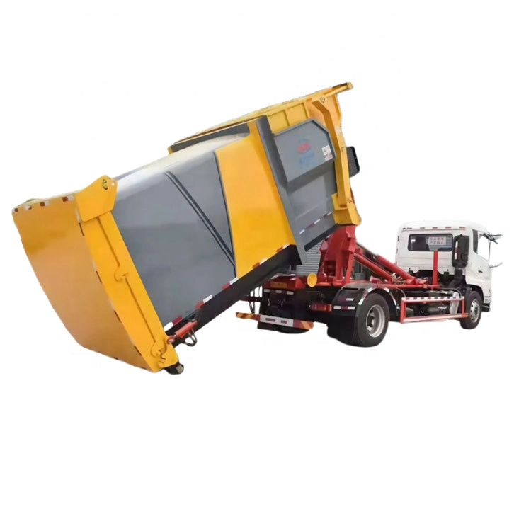 8-20 Cubic Meter Waste Garbage Compactor Truck Waste Wheelie Bin Compactor Garbage Compression Equipment